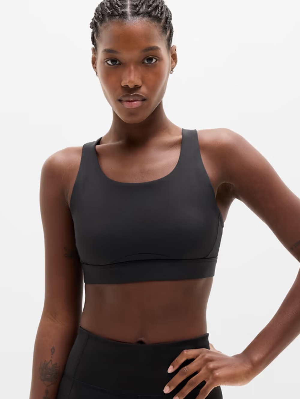 Athleta Women’s Black Sports Bra - Classic Support